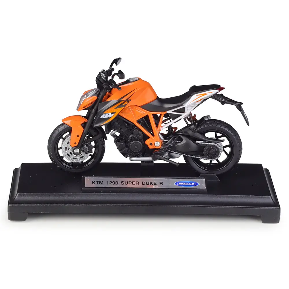 Venda quente bem ktm 1290 super duke r 1:18 diecast motocicleta, simulação, liga, modelo de motocicleta