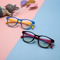 2025 nouveau Design Simple TR 90 enfants cadre rond Flexible ordinateur lunettes enfant Anti lumière bleue bloquant les lunettes