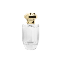 Botol Parfum Bentuk Bunga Mewah 100ml Botol Parfum Kaca Kosong Dengan Tutup