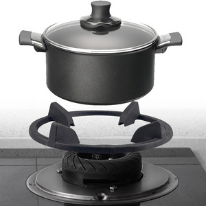 วงแหวนรองเตาเหล็กหล่อแบบกลมสำหรับเตาแก๊ส ทนความร้อน ป้องกันพื้นเตา DG94-00939A - Product Image 2