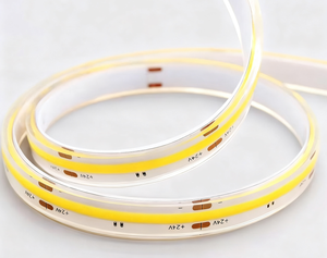 Tira de <span class=keywords><strong>LED</strong></span> COB para muebles, techo comercial, 24V, 320LED, 8MM, RGB, azul, rosa, amarillo dorado, luz roja, 10 m/rollo de cuerdas <span class=keywords><strong>Led</strong></span> - Product Image 1