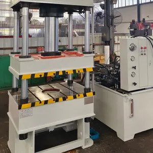 Bagian stamping cetakan 100 ton empat kolom mesin press hidrolik