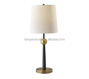 Lampe de bureau en bois noir pour hôtel, chambre d'hôtel, salon, chambre à coucher, bureau, éclairage et décoration de la maison - Product Image 4
