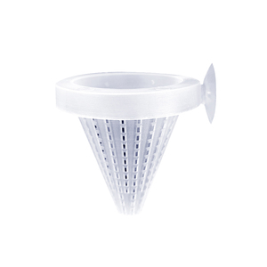어항 수족관 액세서리 용 수족관 플라스틱 깔때기 콘 피더 레드 웜 컵 - Product Image 4