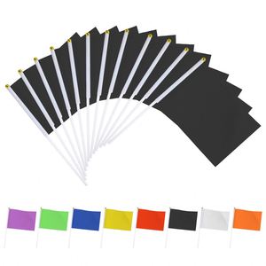 Drapeau de la Yémen à agiter à la main, petit format, en tissu polyester, prix bas, offre spéciale - Product Image 4