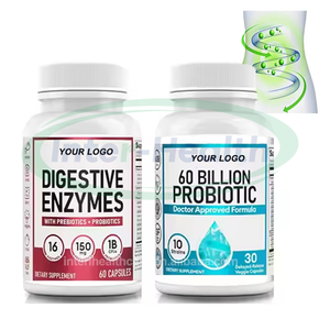 Ausreson Enzimas digestivas a granel Cepa de salud estomacal Cápsulas probióticas Suplementos Enzimas digestivas - Product Image 4