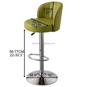 <span class=keywords><strong>Tabouret</strong></span> <span class=keywords><strong>de</strong></span> <span class=keywords><strong>bar</strong></span> TUQ <span class=keywords><strong>vert</strong></span> <span class=keywords><strong>olive</strong></span> à coussin épais et dossier incurvé, idéal pour la maison ou les coins <span class=keywords><strong>de</strong></span> <span class=keywords><strong>bar</strong></span> – Meilleure vente - Product Image 2