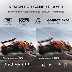 Koorui Nhà Máy Bán Hàng Trực Tiếp 24 "165Hz VA 1MS 1920*1080 Chơi Game Màn Hình PC Máy Tính Để Bàn Hiển Thị FHD 1080P 2K Màn Hình Máy Tính - Product Image 5