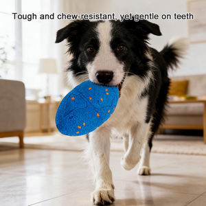 Juguetes Eléctricos <span class=keywords><strong>para</strong></span> Mascotas, Diseño Ovalado Ecológico, Resistentes a Mordeduras, Duraderos, Impermeables, de E-TPU, <span class=keywords><strong>para</strong></span> Varias Razas de Perros - Product Image 3