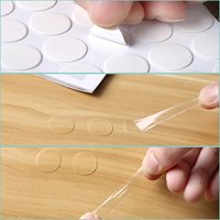Coussinets de gel de silicone en acrylique à double face auto-adhésifs pour la découpe Feuille d'autocollant acrylique Feuilles de ruban Nano Heavy Duty