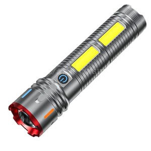Linterna de Alta Potencia de Aleación de Aluminio Xinsite, Zoom Telescópico, Batería de Litio Integrada, Largo Alcance - Product Image 1