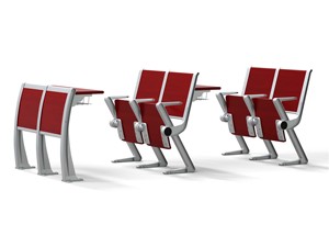 Ghế Học Sinh Bằng Gỗ Viết Tablet Gấp Người Lớn Bàn Học Ghế Bài Giảng Hội Trường Bàn Và Ghế - Product Image 3