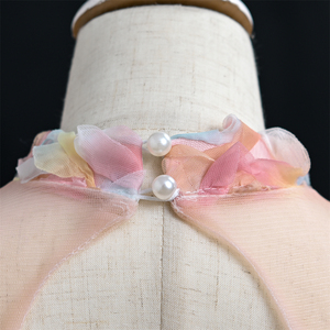 Vestidos <span class=keywords><strong>de</strong></span> Princesa Yoliyolei OM061 para Niñas, Mangas Abullonadas, Collar <span class=keywords><strong>de</strong></span> Perlas, Flores 3D, <span class=keywords><strong>Ropa</strong></span> Infantil <span class=keywords><strong>de</strong></span> Alta Gama - Product Image 5