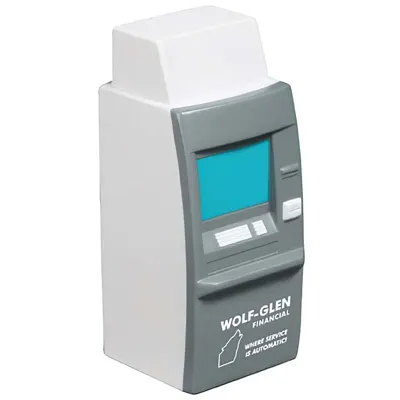 Presentes promocionais máquina ATM PU anti-stress/bola anti-stress/brinquedo anti-stress