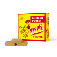 Bouillon Halal 10g saveur poulet mélangé en poudre, assaisonnement concentré Jumbooo