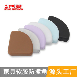 Protectores de Esquinas para Muebles Hong Sheng Pavis, Protectores Anticolisión en Forma de Abanico de Plástico para Ventanas, Puertas y Muebles - Product Image 2