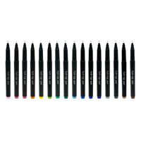 Vente en gros 16 couleurs stylo feutre ultra fin aquarelle à séchage rapide stylo de couleur papeterie scolaire