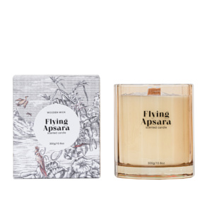 شمع الصويا الفتيل الخشبي الملون الفاخر في برطمان زجاجي ممتاز - Product Image 5