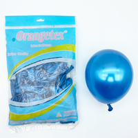 Ballons en latex chromés métalliques de 5 pouces, brillants, pour décoration de fête, fabrication sur mesure, vente chaude