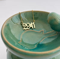 Collar con Colgante de Acero Inoxidable Personalizado con Versículo Bíblico, Collar con Número de Versículo Bíblico en Oro Personalizado, Joyería Espiritual de Fe Cristiana, Regalo
