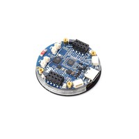 SKU-31897 Waveshare ESP32-C6 Papan Pengembangan Layar Sentuh AMOLED Bulat 1,43 inci, Prosesor RISC-V 160MHz, 466x466 Piksel