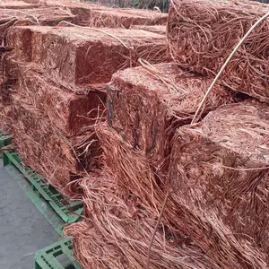 Chine bas prix 99.99% ferrailles de cuivre pur millbery ferraille de fil de cuivre/lingot de Cooper/ferraille de cuivre prix