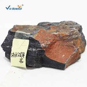 Muestra estándar de roca silicosa masiva, densa y sin estratificación, muestra para observación de la estructura mineral, geológica - Product Image 5