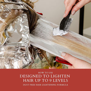 Poudre décolorante pour <span class=keywords><strong>cheveux</strong></span> de qualité supérieure |   Anti-Brass |   Jusqu'à 9 niveaux de levage |   Infusé de kératine pour un soin réparateur - Product Image 2