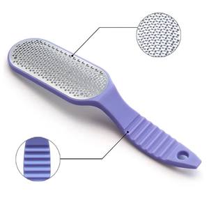 Logo kustom perawatan kaki profesional kikir baja tahan karat pisau kasar File rasp pedikur kulit mati basah - Product Image 5