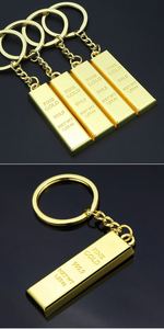 Gold Bar <b>Keychain</b> Personalize Custom Blank Gold Plated Bar Bullion <b>Keychain</b> Women Men Custom Metal Key Chain Charms Gold Keyring - Product Image 6