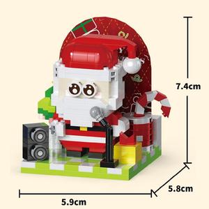 Bloques de Construcción Navideños, Juguete Educativo de Ensamblaje DIY para Niños y Adultos, Decoración Festiva, Venta al por Mayor para Mayores de <span class=keywords><strong>6</strong></span> Años - Product Image 3