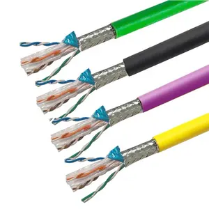 Câble Ethernet de l'industrie Solution de faisceau de câblage personnalisée Câble réseau Profinet Ethercat