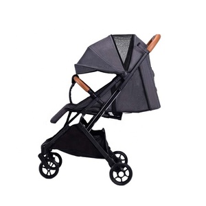 Cochecito Triciclo de lino ligero fácil de plegar, tabla Planeadora para mamá caliente con ruedas de aire, cochecito para bebé <span class=keywords><strong>Reborn</strong></span>/niños - Product Image 1