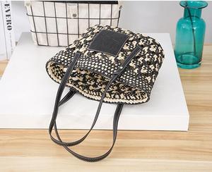 Rectangle PU <b>Storage</b> <b>Basket</b> with Leather Handle Waterproof Multi-Purpose Cute Style for Home & Beach Use - Product Image 3