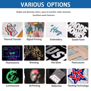 3D Raised Brand Logo Tshirt Custom 3D Rubber Silicone Heat Transfer Clothing Label Heat Transfer Sticker Men's T-shirt 1055