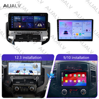 Autoradio Android AIJIA 12,3'' pour Mitsubishi PAJERO 2007-2020 V97 V93 V99 avec CarPlay sans fil, GPS Android, WIFI, autoradio