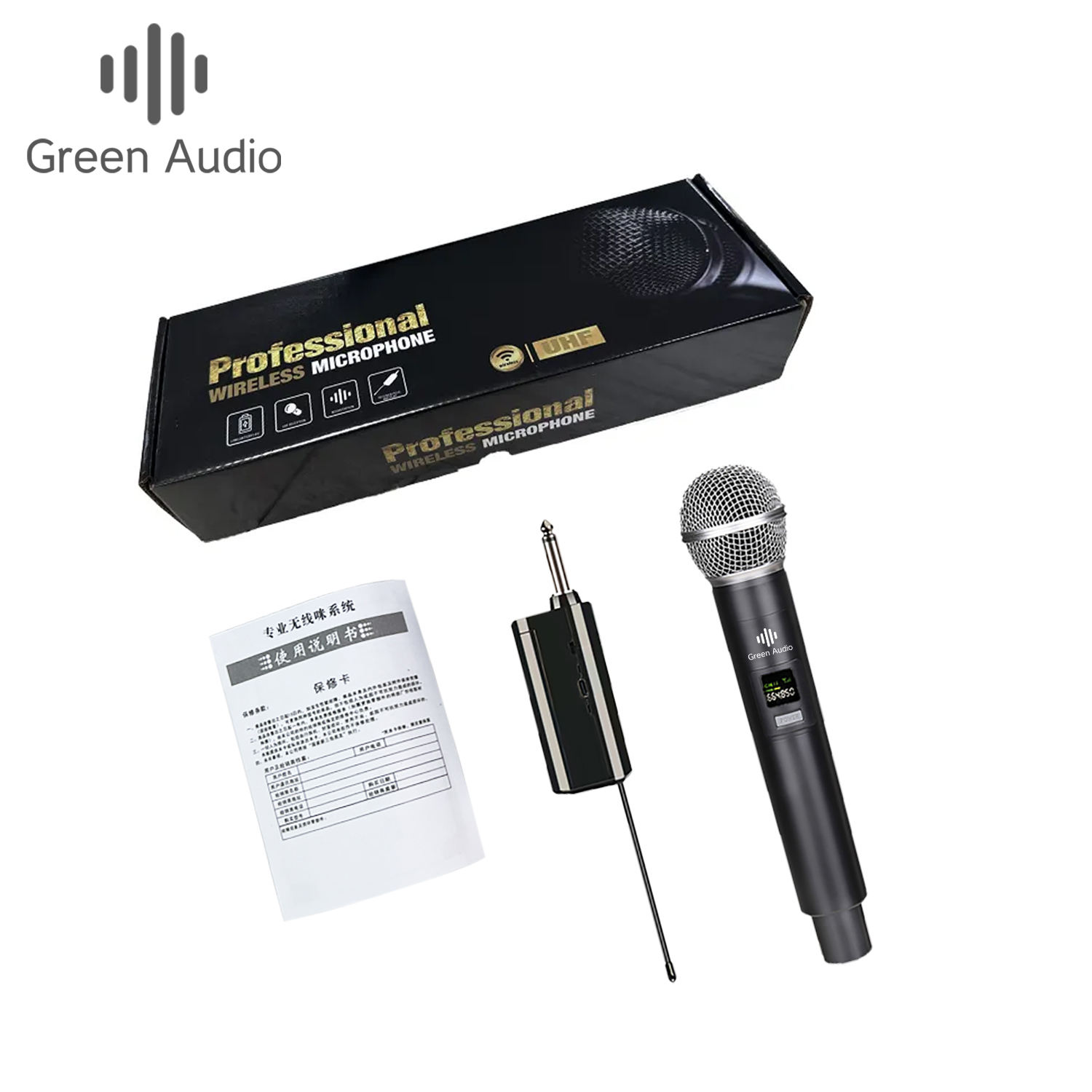 GAW-58P the Lowest Price Wireless UHF Microphone Karaoke Performance  Outdoor Audio DJ Singing Ktv Conference With Receiver Mic