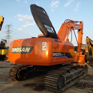 Excavadora de cadenas usada de 22 toneladas DOOSAN DH220LC-7 Maquinaria de ingeniería y construcción multifuncional - Product Image 3