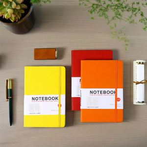 Carnets promotionnels en papier kraft, cadeaux d'entreprise, carnets personnalisés avec couverture en cuir PU, cadeaux d'entreprise originaux, logo imprimé - Product Image 1