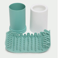 XIPAI Lave-pattes portable pour animaux de compagnie, design luxueux et mignon, silicone souple, prévient les blessures aux pattes pour chats et chiens, grandes et petites tailles, toutes saisons