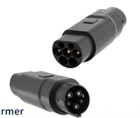Adaptateur de charge portable pour VE GB/T vers Type 1 Type 2 Tesla, convertisseur conforme aux normes IP55 Europe et US, accessoires