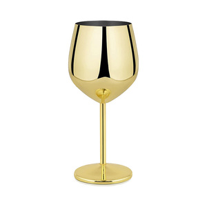 Copa de <span class=keywords><strong>Vino</strong></span> de Acero Inoxidable Clásica con Logotipo Personalizado, Irrompible, Juego Promocional para Bodas y Fiestas, Diseño Vintage - Product Image 4