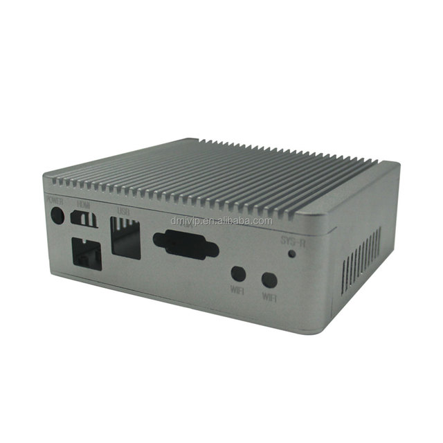 Custom CNC Extrusion Aluminum Alloy 6063 Industrial Computer Chassis Mini ITX PC Case Colorful Enclosure Anodized OEM/ODM