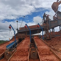 Machine vibrante à haut taux de récupération pour l'extraction d'or alluvionnaire mobile, trommel adaptable à différents sites ou terrains