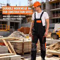 Salopette de travail professionnelle multi-poches, combinaison de protection, uniforme de sécurité, pantalon de travail industriel pour chaudière