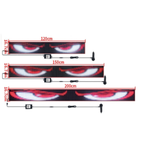 Ultra Thin <strong>Flexible</strong> <strong>LED</strong> Screen With APP <strong>Control</strong> Programmable Car Windshield <strong>Display</strong> for Advertising Use - Product Image 3