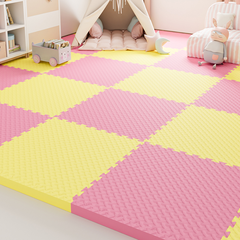 Rose + blanc + jaune