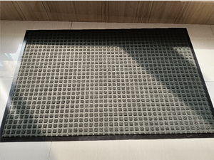 Xinyijia Hot Sale <strong>Small</strong> square Embossed Outdoor Durable &amp; Non Slip Door <strong>Mats</strong> for Outside Entry Low Profile PVC Outdoor Door <strong>Mat</strong> - Product Image 3