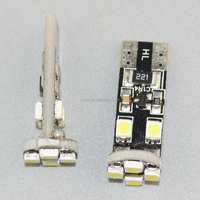Pièces de véhicule, ampoule LED intérieure pour voiture blanche T10 8LED compatible Canbus sans erreur avec SMD 3528/1210 pour rénovation/mise à niveau