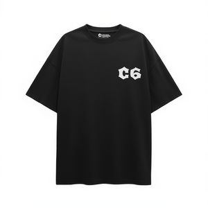 Maglietta grafica Corvette C6 nera oversize streetwear per uomo e donna - Product Image 2